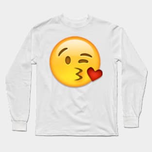 face throwing a kiss Long Sleeve T-Shirt